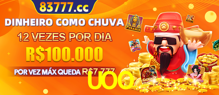 Banner do programa de recompensas Recomende para amigos do UOO, detalhando os bônus por convidar amigos, com prêmios que chegam a R$288.888.